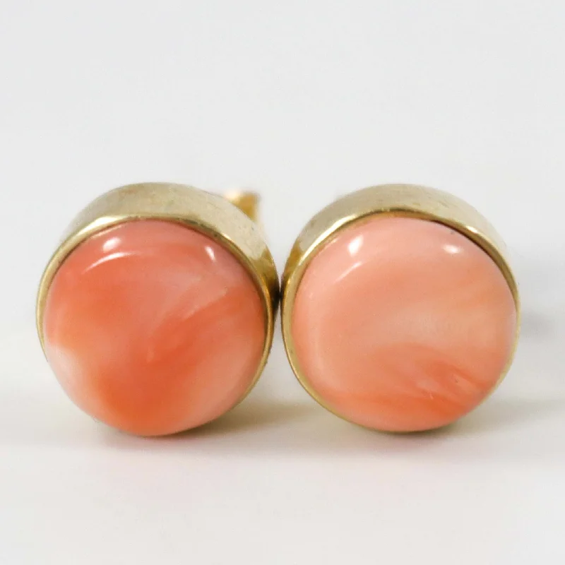 Clearance Sale Cuff Bracelet Coral and Gold Earrings