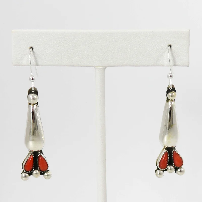 New Arrivals on Discount Simple Earrings Coral Earrings