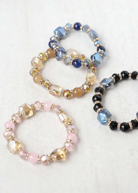 Big Savings, Big Smiles Statement Necklace Crystal Bracelet