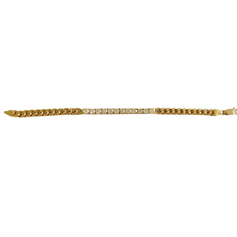 Exclusive Members - Only Sale Eternity Ring Cuban Link and Diamond Bracelet