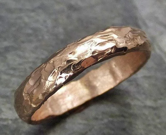 Exclusive Members - Only Sale Engagement Ring Custom 14k gold Men's wedding band white rose or yellow gold