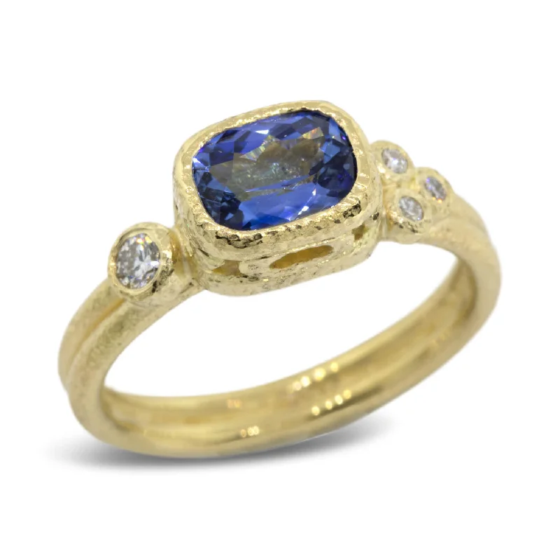 Big Savings, Big Smiles Fashionable Earrings Delicate Double Band Cushion Cut Sapphire Ring with diamonds Big Savings, Big Smiles Fashionable Earrings Delicate Double Band Cushion Cut Sapphire Ring with diamonds