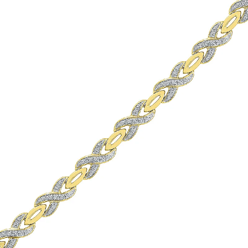 Clearance Sale Diamond Studs Unique Diamond Infinity Symbol Bracelet