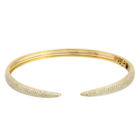 Massive Clearance Sale Classic Diamond Ring Diamond Claw Bangle