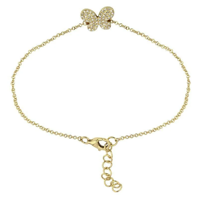 Huge Discounts, Unbeatable Offers Gold Bangle Diamond Fly Bracelet
