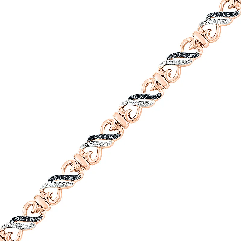 Limited - Time Offer Classic Gold Ring Diamond Heart Infinity Bracelet