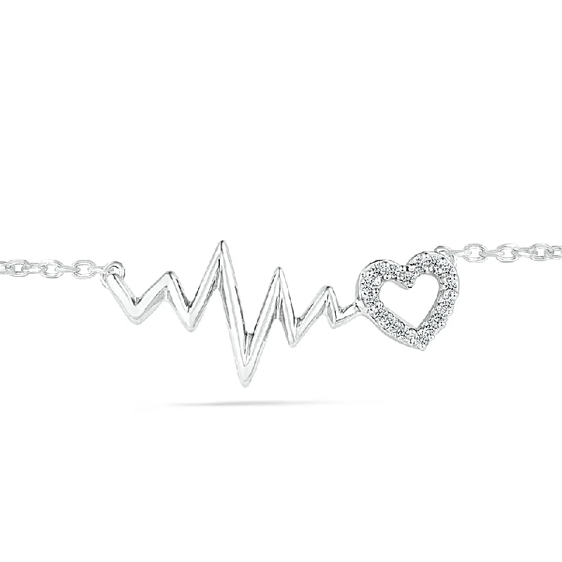 Limited Time, Unlimited Deals Infinity Ring Diamond Heartbeat Bracelet