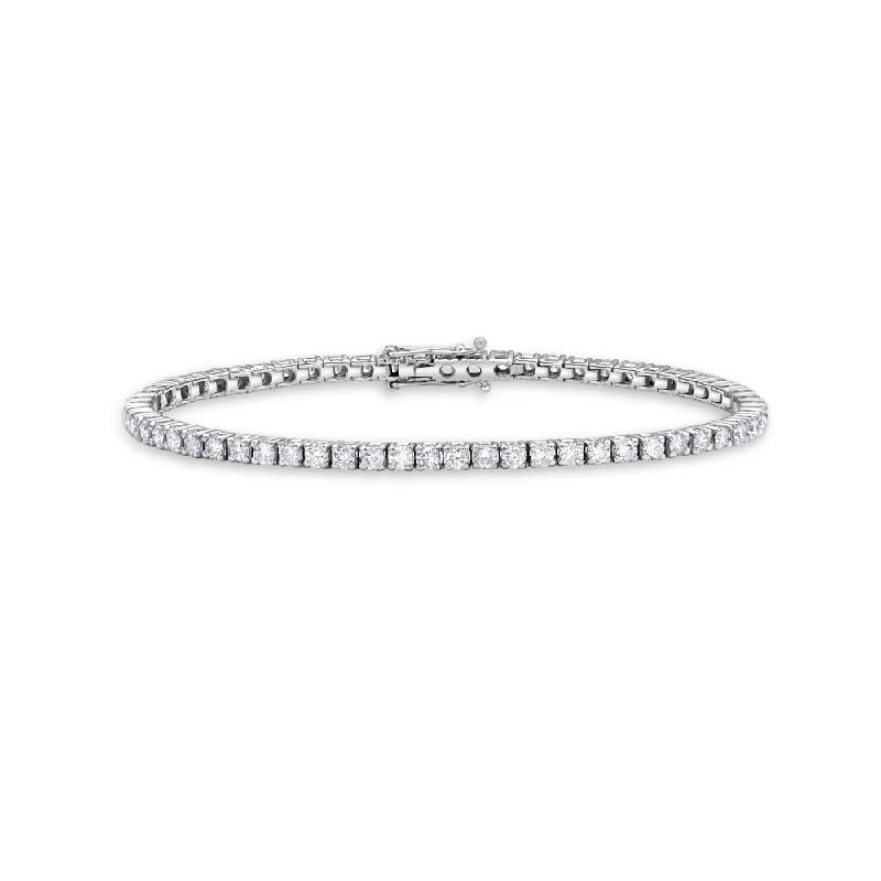 Big Savings, Big Smiles Onyx Bracelet Diamond Tennis Bracelet (2.50 ct.) 4-Prongs Setting - Made in Italy Big Savings, Big Smiles Onyx Bracelet Diamond Tennis Bracelet (2.50 ct.) 4-Prongs Setting - Made in Italy