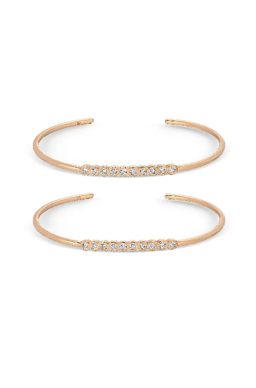 Clearance Sale, Steal Great Bargains Wedding Bracelet Double Take Crystal Cuff Set