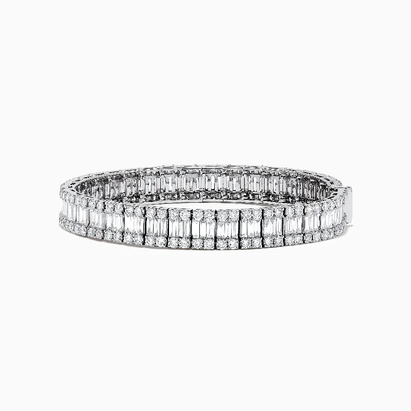Black Friday - Style Deals All Week Long Charm Bracelet Classique 14K White Gold Diamond Tennis Bracelet 10 TCW Black Friday - Style Deals All Week Long Charm Bracelet Classique 14K White Gold Diamond Tennis Bracelet 10 TCW