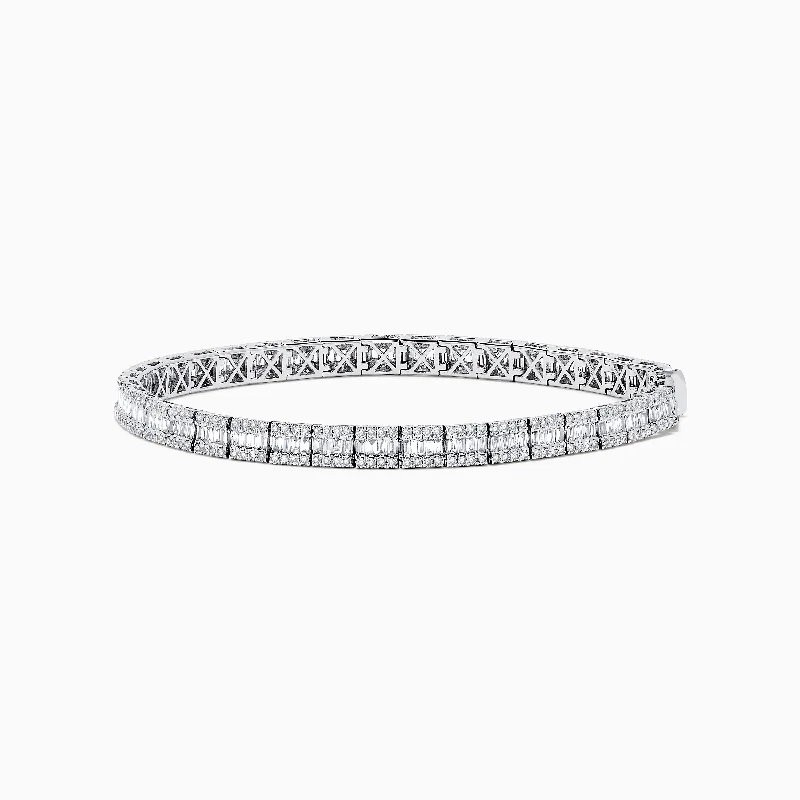 Limited Time, Unlimited Deals Statement Necklace Classique 14K White Gold Diamond Tennis Bracelet 2.88 TCW Limited Time, Unlimited Deals Statement Necklace Classique 14K White Gold Diamond Tennis Bracelet 2.88 TCW