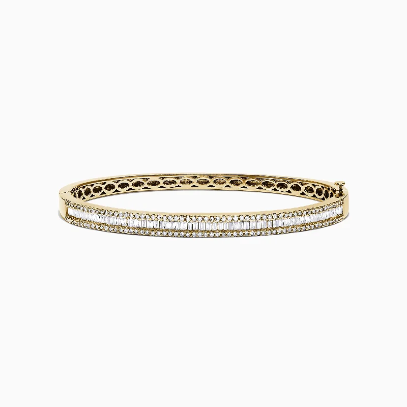 Limited Time, Unlimited Deals Gold Cuff Bracelet D'Oro 14K Yellow Gold Diamond Bangle Limited Time, Unlimited Deals Gold Cuff Bracelet D'Oro 14K Yellow Gold Diamond Bangle