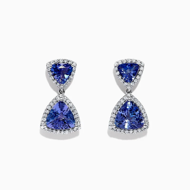 Exclusive Offers for Our Valued Customers Cuff Bracelet Nahla Siri 14K White Gold Tanzanite & Diamond Earrings, 3.97 TCW Exclusive Offers for Our Valued Customers Cuff Bracelet Nahla Siri 14K White Gold Tanzanite & Diamond Earrings, 3.97 TCW
