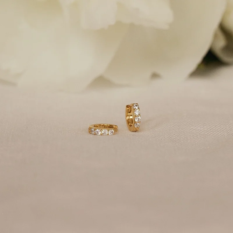 New Arrivals on Discount Minimalist Ring Elise Diamond Huggies
