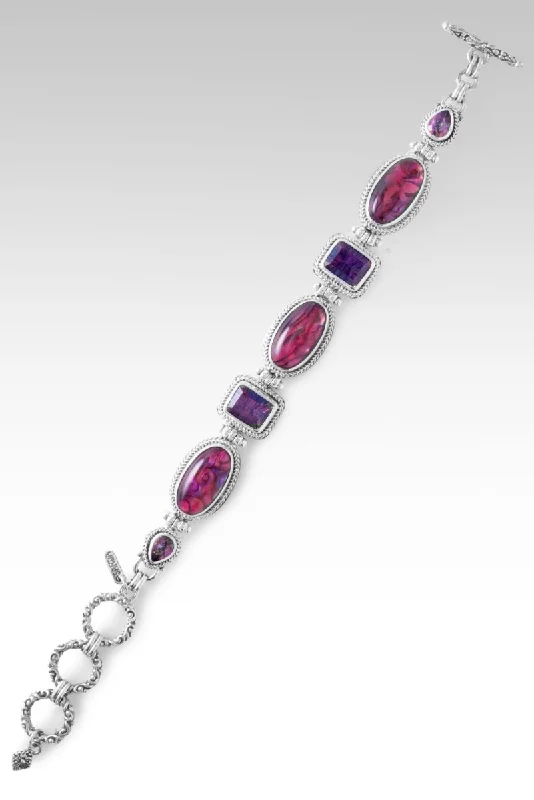 Shop Comfortably at Home Fashion Bangles Embellish Bracelet™ in Pink Purple Abalone Shop Comfortably at Home Fashion Bangles Embellish Bracelet™ in Pink Purple Abalone