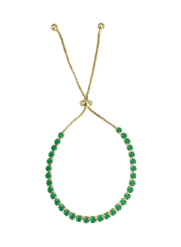 Shop Now, Save Big Bucks Rose Gold Bangle Emerald Tennis