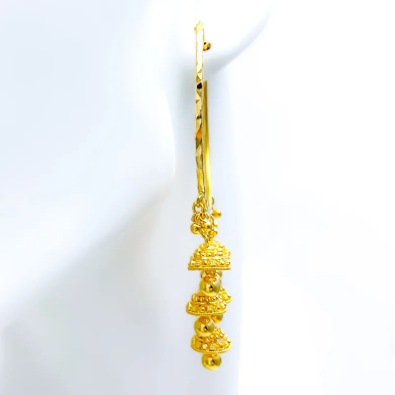 Flash Sale, Grab the Deals Fast Beaded Necklace Ethereal Lovely 22K Gold Dressy Bali Earrings Flash Sale, Grab the Deals Fast Beaded Necklace Ethereal Lovely 22K Gold Dressy Bali Earrings