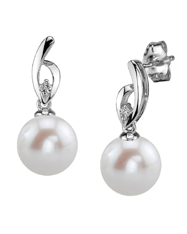 Shop Now, Save Big Bucks Handmade Bracelet Freshwater Pearl & Diamond Lois Earrings Shop Now, Save Big Bucks Handmade Bracelet Freshwater Pearl & Diamond Lois Earrings