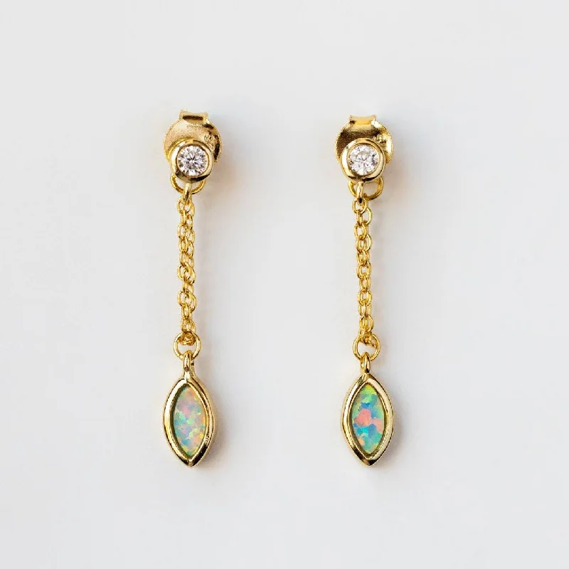 Clearance Sale Solitaire Ring Full Swing Opal Earrings