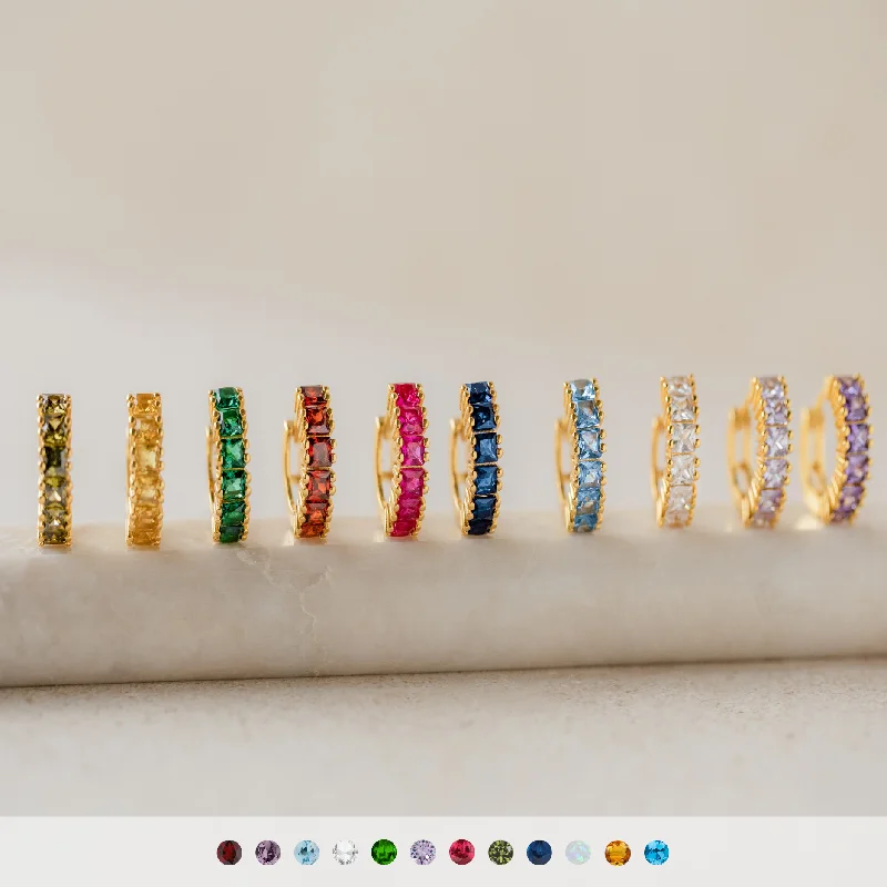 Exclusive Offers for Our Valued Customers Opal Necklace Genevieve Birthstone Huggies
