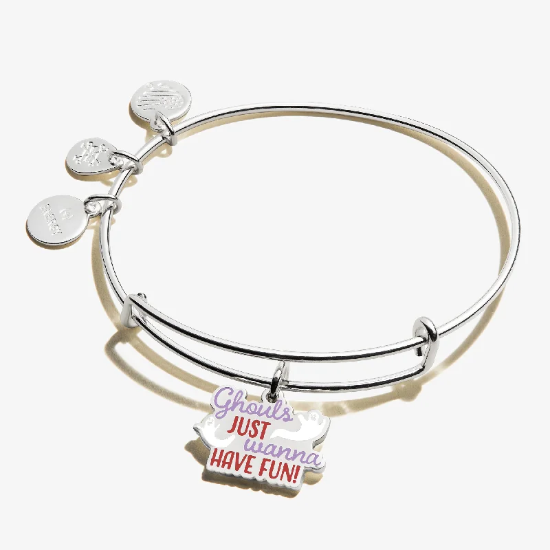 Big Savings, Big Smiles Halo Ring 'Ghouls Just Wanna Have Fun' Charm Bangle