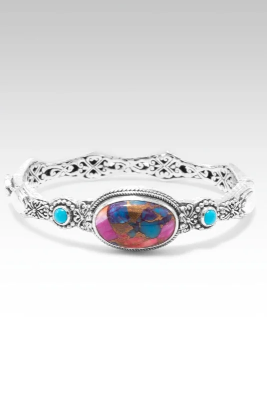 Clearance Sale, Steal Great Bargains Fashion Jewelry Grace Changes Everything Bangle II™ In Sweetart Kingman Turquoise Clearance Sale, Steal Great Bargains Fashion Jewelry Grace Changes Everything Bangle II™ In Sweetart Kingman Turquoise