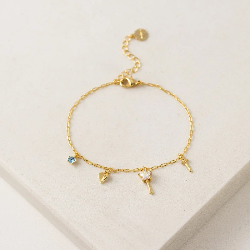 Huge Discounts, Unbeatable Offers Gold Choker Happily Ever After Charm Bracelet