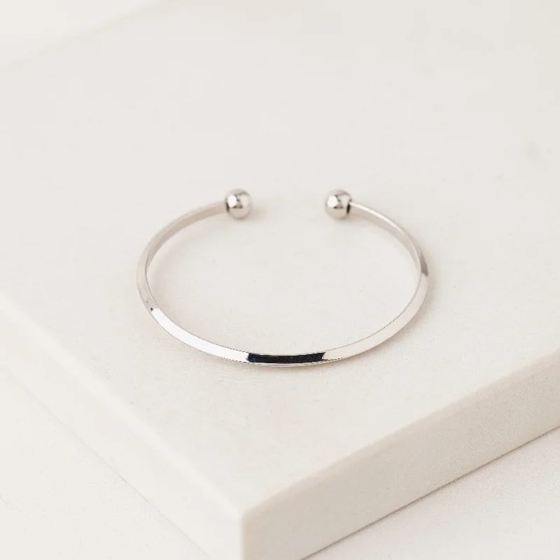 Shop Now, Save Big Bucks Custom Jewelry Hemisphere Bangle Silver