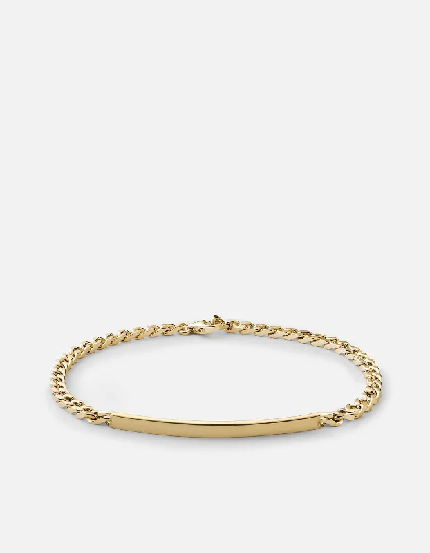 Limited Time, Unlimited Deals Trendy Jewelry 3mm ID Chain Bracelet, Gold Vermeil