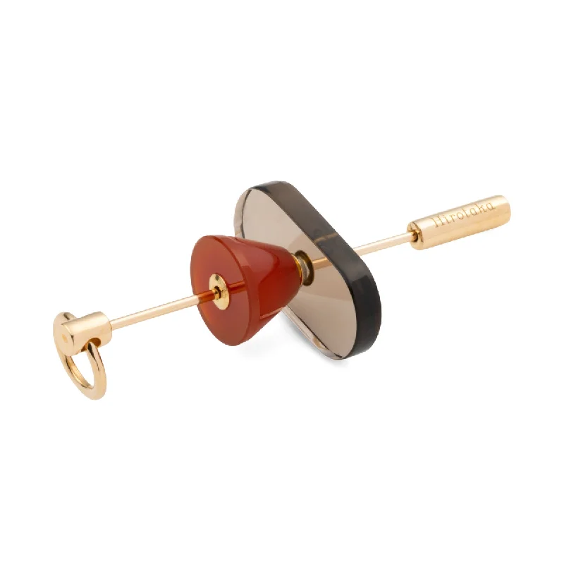 Limited Time, Unlimited Deals Sapphire Ring "Spear" Door Knocker Earring Large size, Smoky Quartz & Carnelian Limited Time, Unlimited Deals Sapphire Ring "Spear" Door Knocker Earring Large size, Smoky Quartz & Carnelian