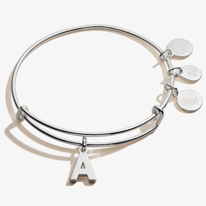 Flash Sale Pearl Necklace Initial A Charm Bangle