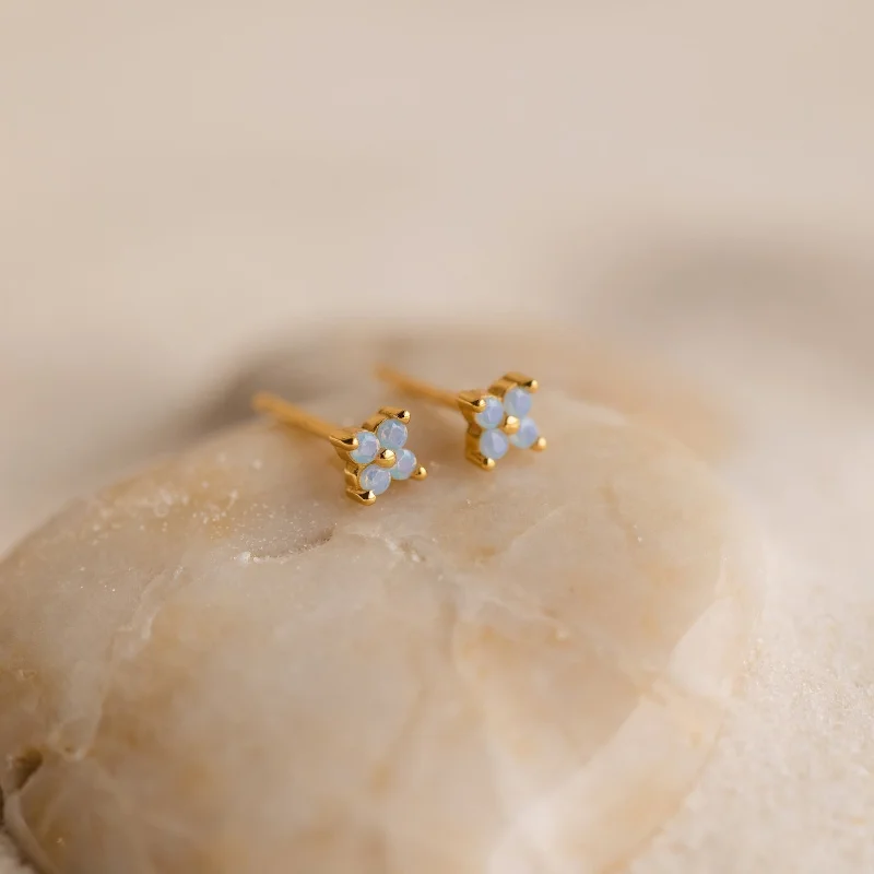 Buy More, Save More Handmade Jewelry Ivy Flower Studs