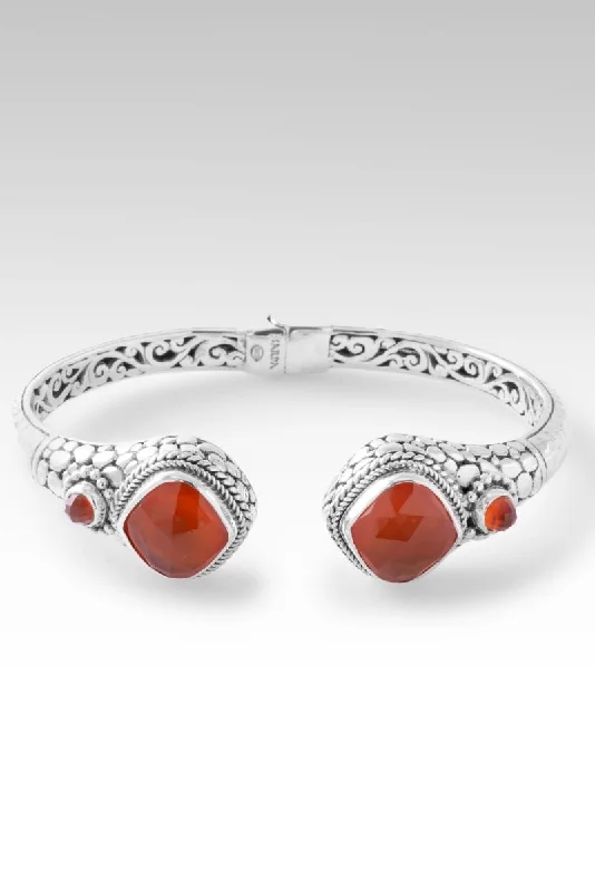 Shop Now, Save Big Bucks Silver Hoop Earrings Joyful Tip-to-Tip Bracelet™ in Carnelian