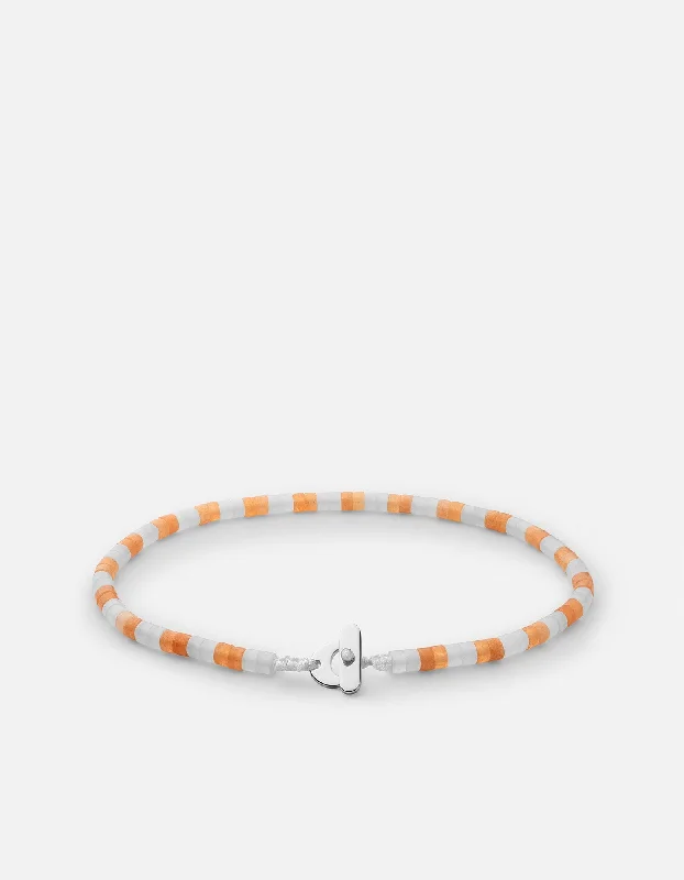Buy More, Save More Fashion Jewelry Kai Light Carnelian Bracelet, Sterling Silver