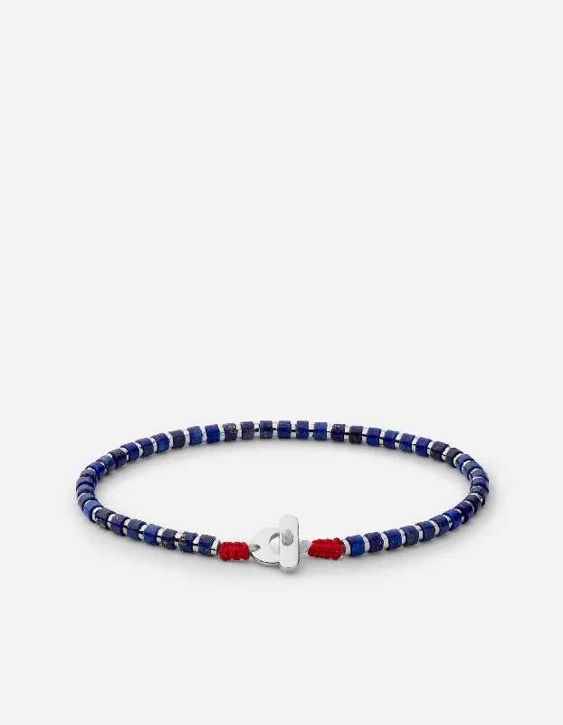 Unbeatable Savings Await Elegant Chain Kato Lapis Bracelet, Sterling Silver