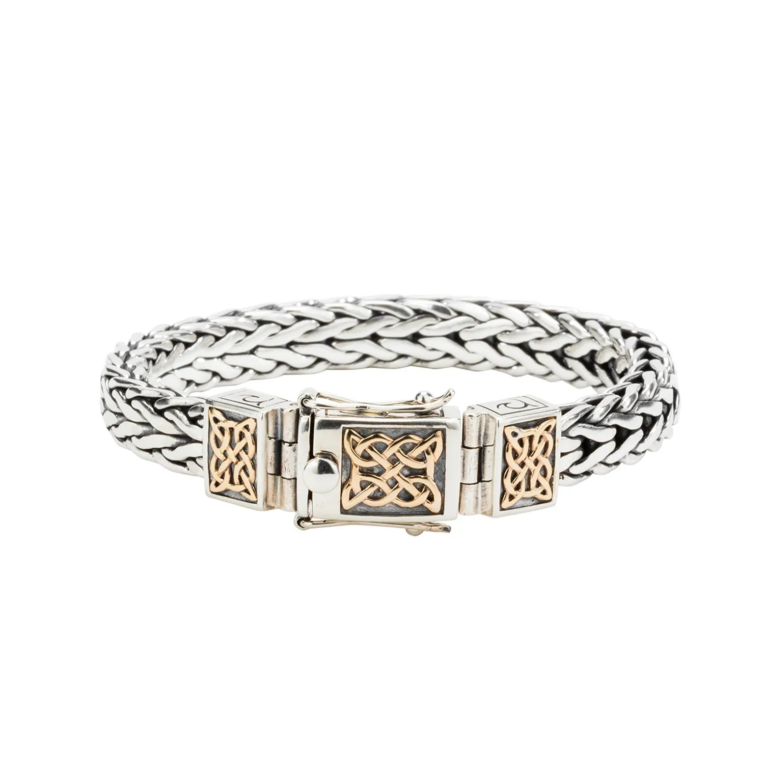 Exclusive Offers for Our Valued Customers Zirconia Ring Keith Jack Sterling Silver + 10k Heavy Celtic Square Dragon Weave Bracelet Exclusive Offers for Our Valued Customers Zirconia Ring Keith Jack Sterling Silver + 10k Heavy Celtic Square Dragon Weave Bracelet