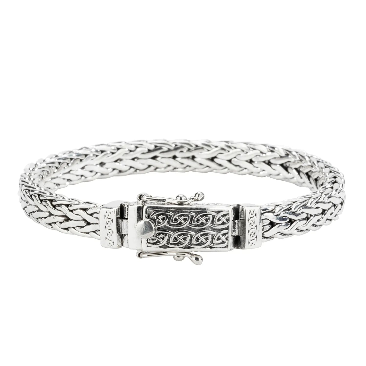 Black Friday - Style Deals All Week Long Gold Bangle Keith Jack Sterling Silver Celtic Square Dragon Weave Bracelet