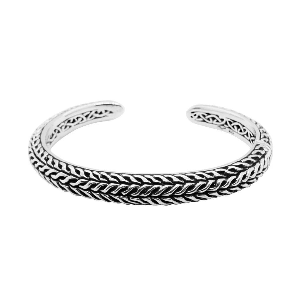 New Arrivals Vintage Ring Keith Jack Sterling Silver Kick Cuff Bangle Small