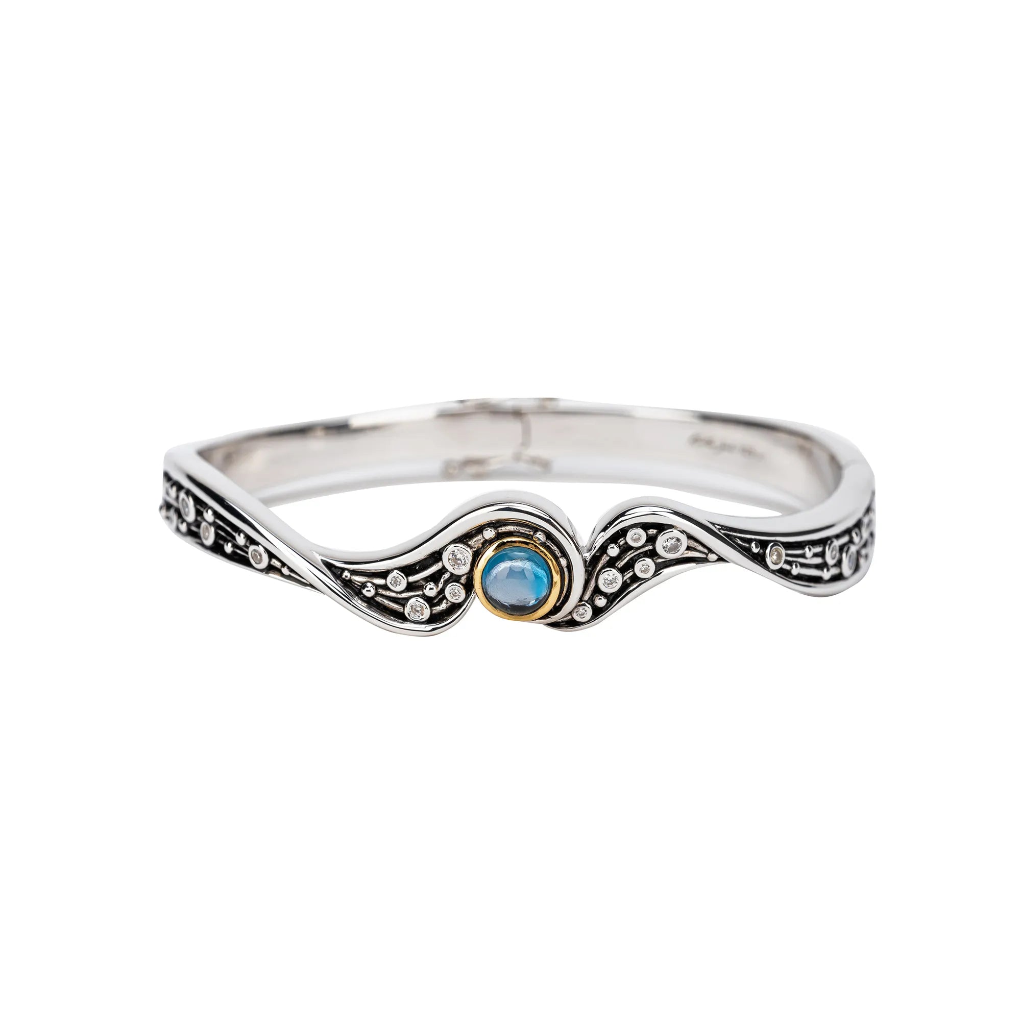 Massive Clearance Sale Sterling Silver Keith Jack Sterling Silver Rhodium + 10k London Blue Topaz Celestial Bracelet Massive Clearance Sale Sterling Silver Keith Jack Sterling Silver Rhodium + 10k London Blue Topaz Celestial Bracelet