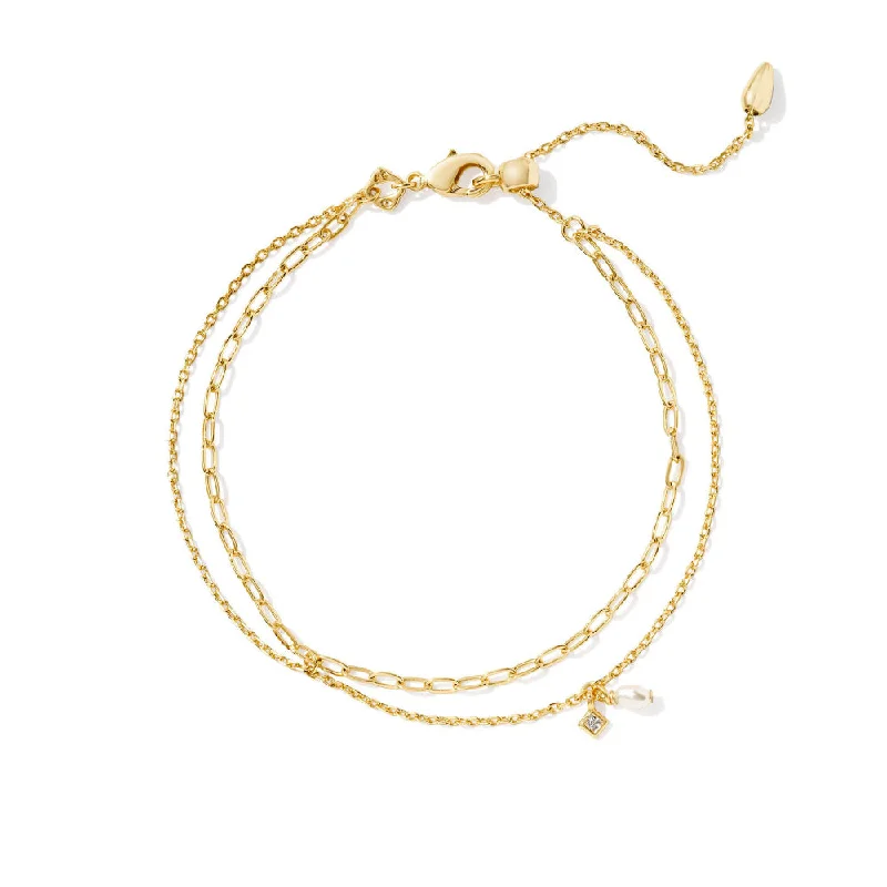 Limited - Edition Collections Now on Sale Round Cut Ring Kendra Scott Eve Multi Strand Bracelet