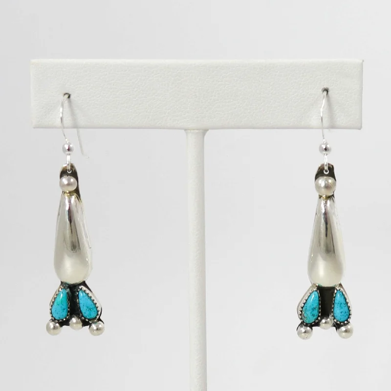Season - End Clearance Wedding Jewelry Kingman Turquoise Earrings