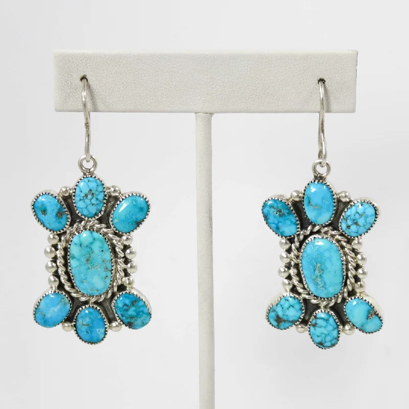 Clearance Sale, Steal Great Bargains Tennis Necklace Kingman Turquoise Earrings