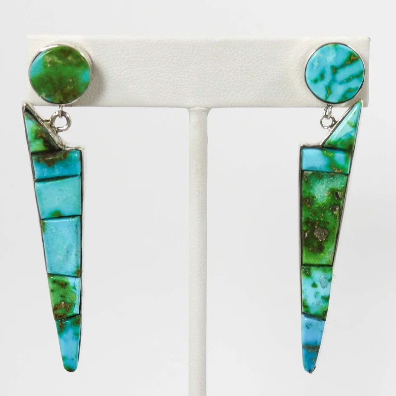 New Arrivals Designer Necklace Kingman Turquoise Earrings