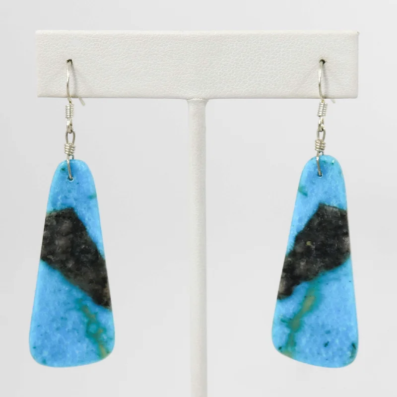 Limited - Edition Collections Now on Sale Emerald Cut Ring Kingman Turquoise Slab Earrings
