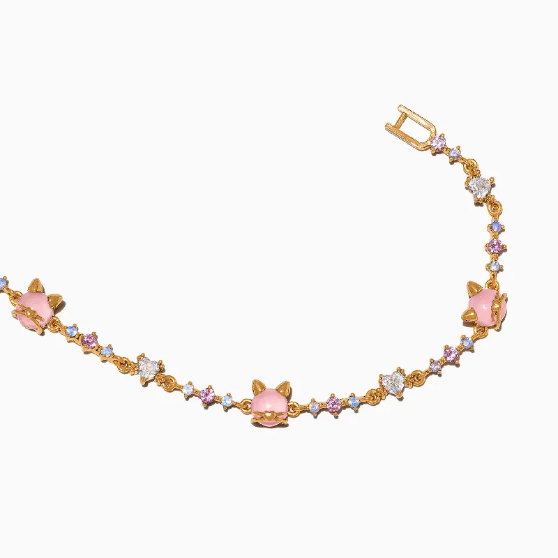 Be the First to Rock the Latest Trends Silver Bangles Kitty Kat Tennis Bracelet