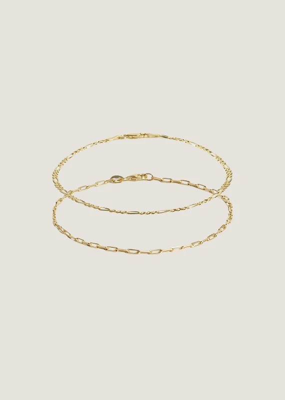 Don't Miss Your Chance Silver Bangles Kyle Figaro & Micro Link Chain Bracelet Stack Don't Miss Your Chance Silver Bangles Kyle Figaro & Micro Link Chain Bracelet Stack