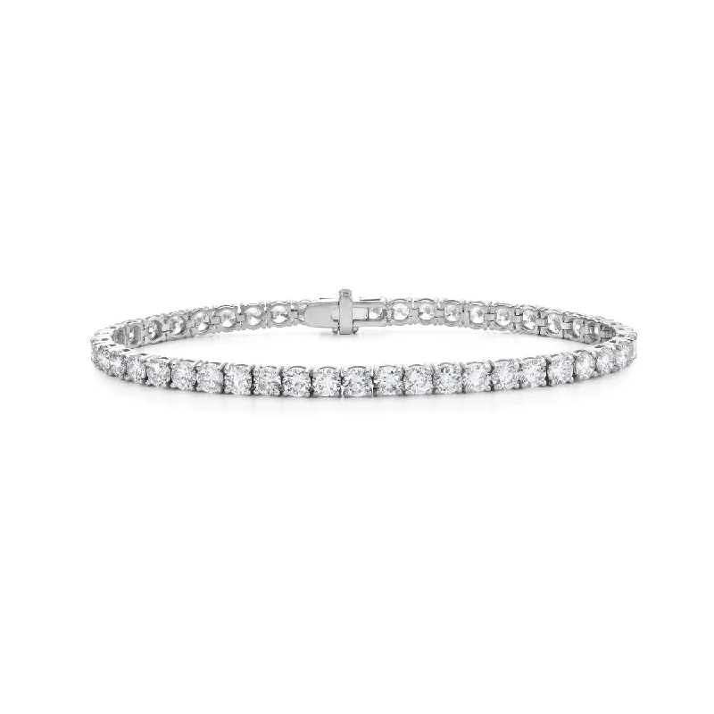 New Arrivals Stackable Bracelet Lab Grown Diamond Tennis Bracelet (9.00 ct.) 4.00mm 4-Prongs Setting in 14K Gold