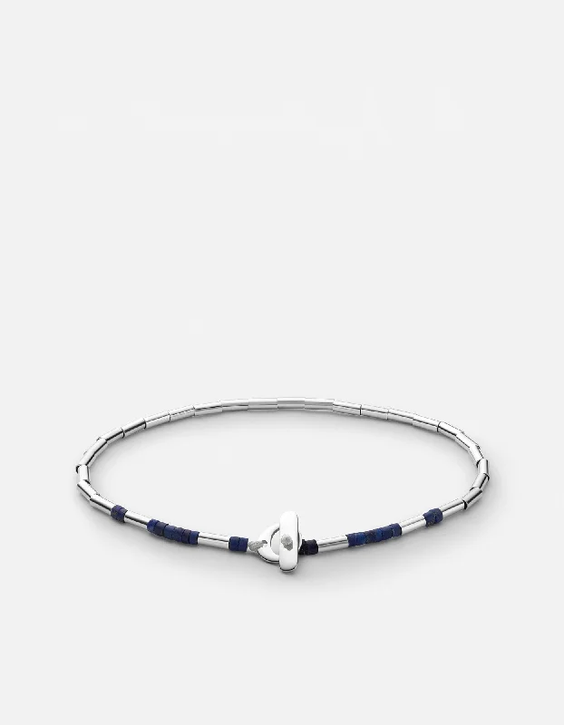 Unbeatable Savings Await Choker Necklace Lani Lapis Bracelet, Sterling Silver