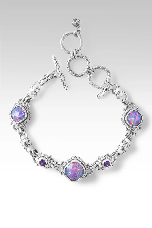 Limited - Edition Collections Now on Sale Trendy Necklace Lasting Change Bracelet II™ in Multi Lavender Simulated Opal