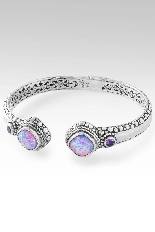 Unbeatable Savings Await Cocktail Ring Lasting Change Tip-to-Tip Bracelet™ in Multi Lavender Simulated Opal